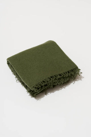 Cashmere Felted Stole Bronze Green