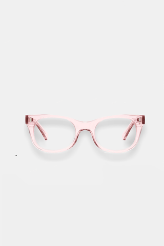 Bixby Reader Polished Clear Pink +1.50