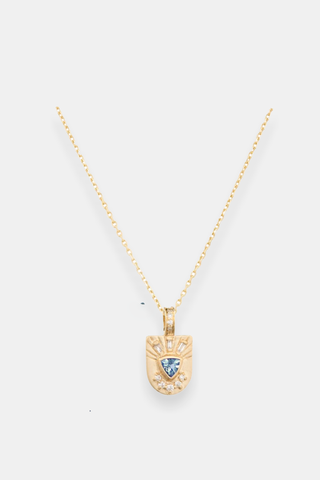 Trylian Aquamarine & Diamonds Necklace