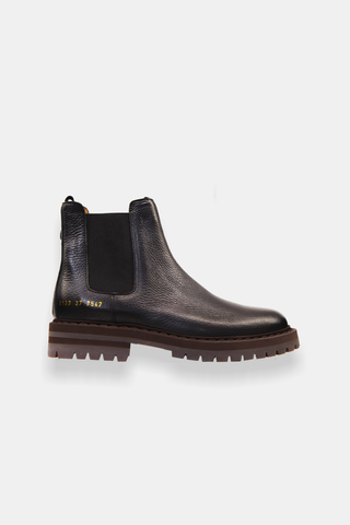 black chelsea boots common proejcts womens