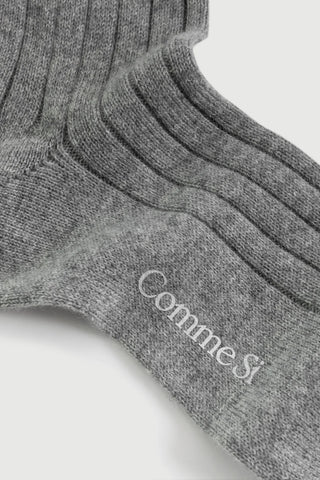 The Cashmere Sock Heather Grey