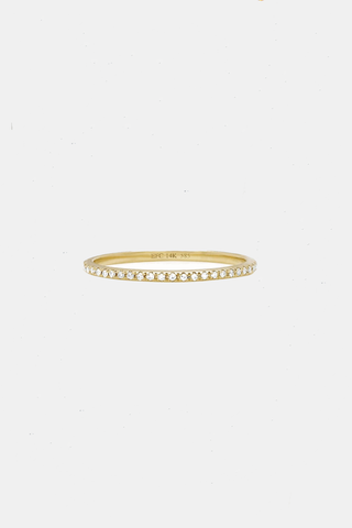 Diamond Eternity Ring In Yellow Gold