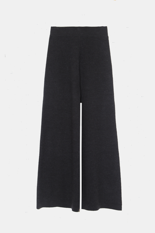 DBL KNIT FLARE PANT Ink