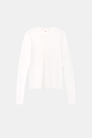 Crewe Cotton/Cashmere Laser White