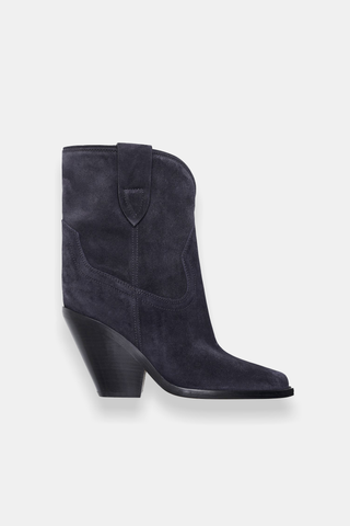 Leyane Suede Boots Faded Black