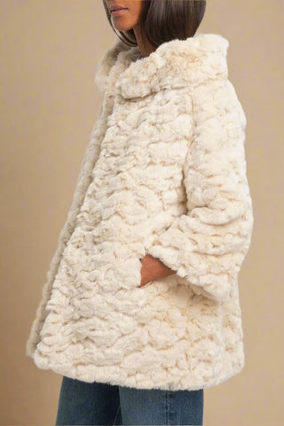 Chinchila Long Swinger Coat