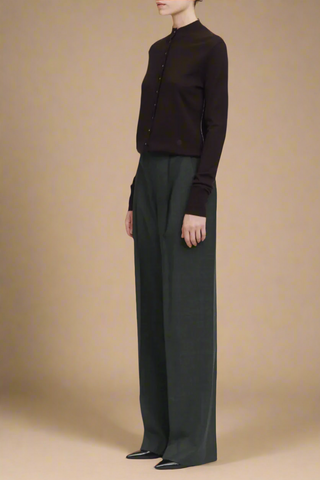 Wide Leg High Rise Trouser