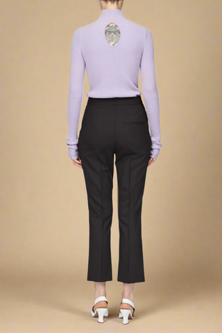 High Waisted Crop Trouser