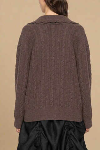 Mariella Cardigan Moss