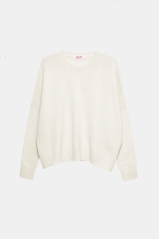 Wide Pullover Off White