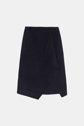 Double Face Wool/Cashmere Skirt