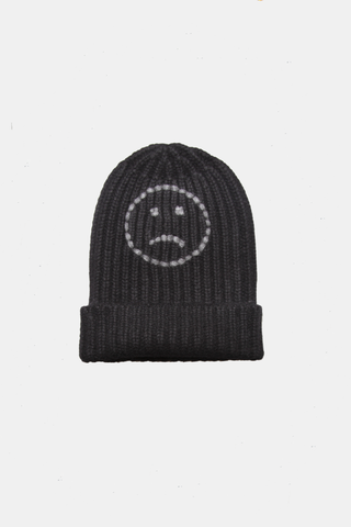 Cashmere Beanie "Sad"