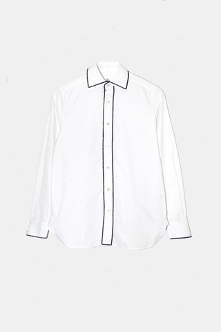 Work Shirt With Placket & Emb.