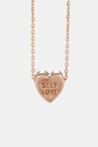 Mini Heart Necklace  Self Love