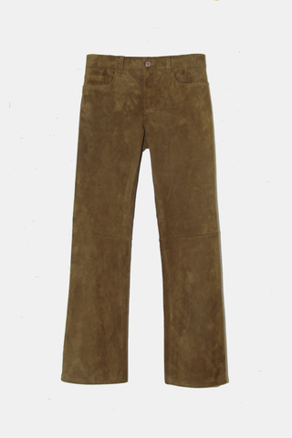 Dean 22 Washable Suede Pant Bronze