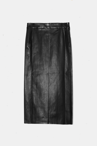 Taylor Washable  Leather Skirt