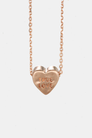 Mini Heart Necklace True Love