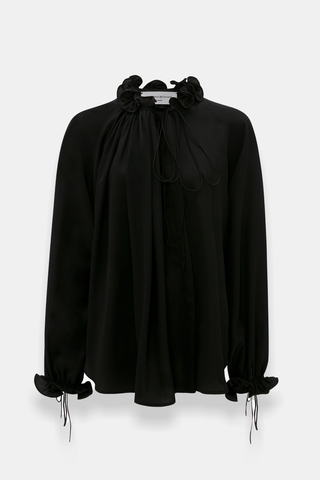 Ruched Detail Blouse Black