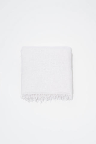 Cashmere Felted Stole White Snow
