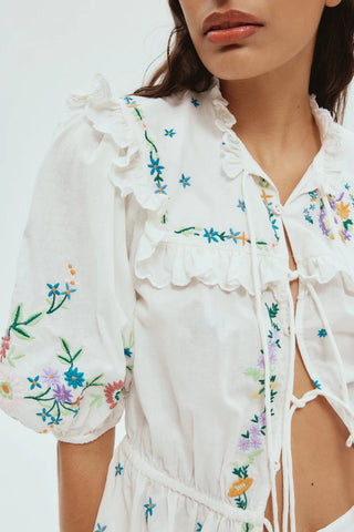Willa Embroidered Blouse