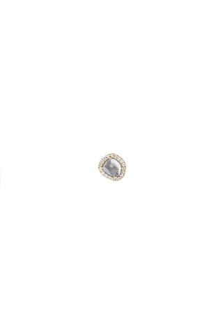 Grey Diamond & Diamonds Stella Earring (Single)