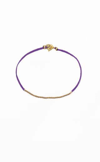 Box Chain Bracelet Purple