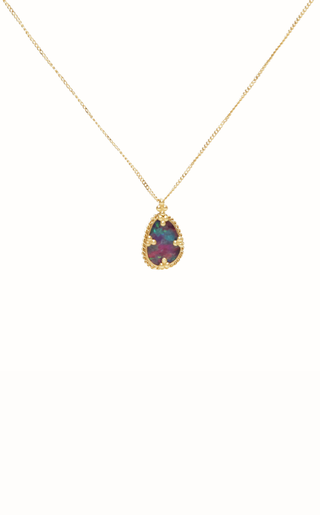amali 18k Gold One of Kind Necklace 1.44cts Australian Opal Doublet