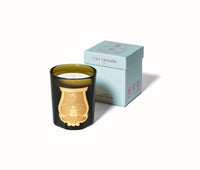 flat lay Abd El Kader (Moroccan Mint Tea) 270G green glass with gold sticker logo with blue packaging box