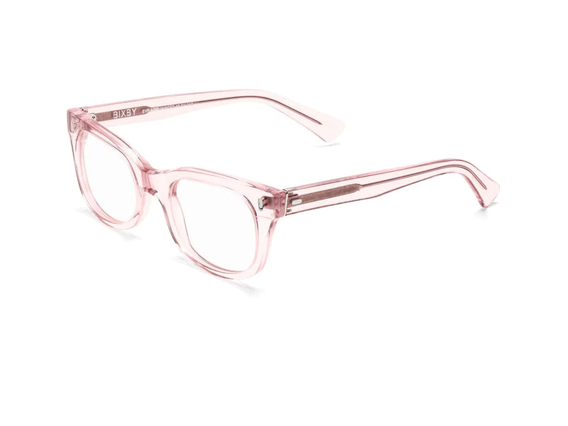 Bixby Reader Polished Clear Pink +1.50 Strength caddis