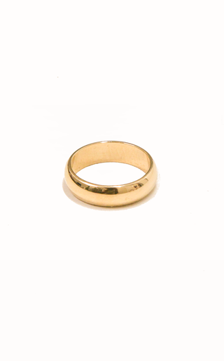 Solid Gold WIDE Layering Ring